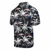 Denver Broncos NFL Mens Black Floral Button Up Shirt