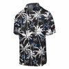 Dallas Cowboys NFL Mens Black Floral Button Up Shirt