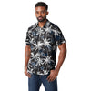 Dallas Cowboys NFL Mens Black Floral Button Up Shirt