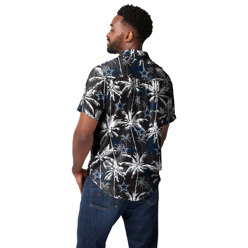 Dallas Cowboys NFL Mens Floral Button Up Shirt