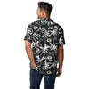 Green Bay Packers NFL Mens Black Floral Button Up Shirt