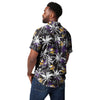 Minnesota Vikings NFL Mens Black Floral Button Up Shirt