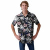 New York Giants NFL Mens Black Floral Button Up Shirt