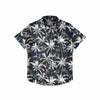 New England Patriots NFL Mens Black Floral Button Up Shirt