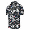 New England Patriots NFL Mens Black Floral Button Up Shirt