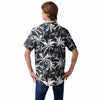 New England Patriots NFL Mens Black Floral Button Up Shirt