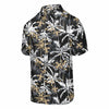 New Orleans Saints NFL Mens Black Floral Button Up Shirt