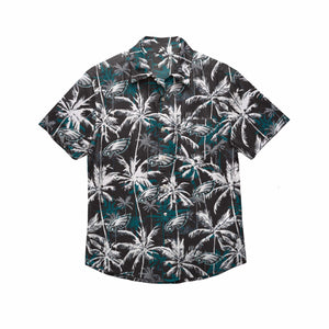 Philadelphia Eagles NFL Mens Black Floral Button Up Shirt