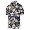 Los Angeles Rams NFL Mens Black Floral Button Up Shirt