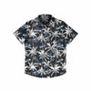 Seattle Seahawks NFL Mens Black Floral Button Up Shirt