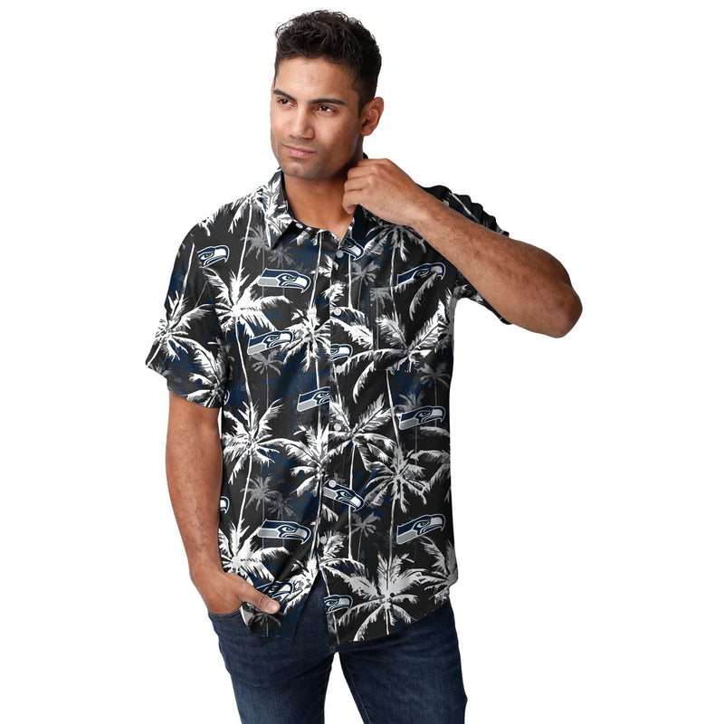 Men's Seattle Seahawks Floral Shirt