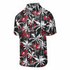 Tampa Bay Buccaneers NFL Mens Black Floral Button Up Shirt