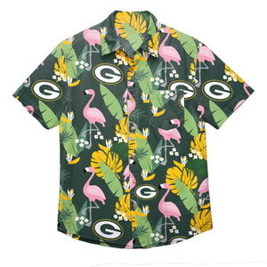 Buffalo Bills Neon Floral Button Up Shirt