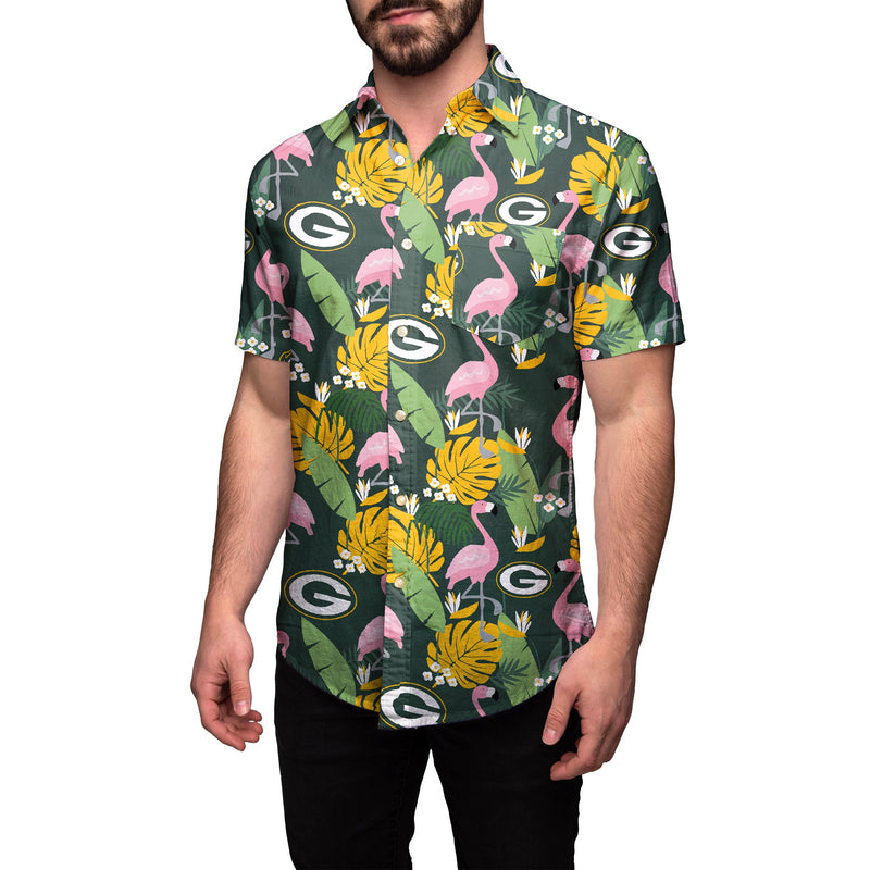 20% OFF Green Bay Packers Hawaiian Shirt Floral Button Up – 4 Fan Shop