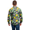 Green Bay Packers NFL Mens Long Sleeve Floral Button Up Shirt