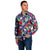 New England Patriots NFL Mens Long Sleeve Floral Button Up Shirt