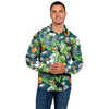 Philadelphia Eagles NFL Mens Long Sleeve Floral Button Up Shirt