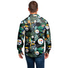 Pittsburgh Steelers NFL Mens Long Sleeve Floral Button Up Shirt