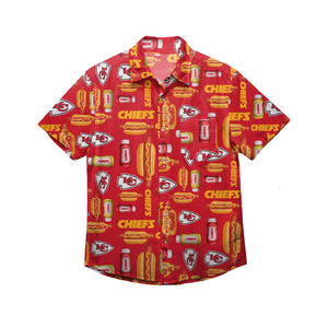 Kansas City Chiefs NFL Mens Grill Pro Button Up Shirt