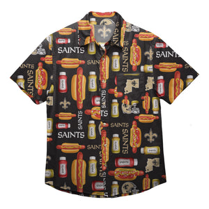 New Orleans Saints NFL Mens Grill Pro Button Up Shirt