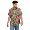 San Francisco 49ers NFL Mens Hibiscus Button Up Shirt