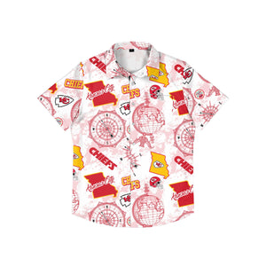 Kansas City Chiefs NFL Mens Mercader Button Up Shirt