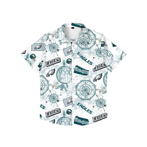 Philadelphia Eagles NFL Mens Mercader Button Up Shirt