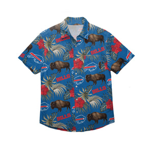 Buffalo Bills NFL Mens Wildlife Button Up Shirt
