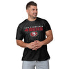 San Francisco 49ers NFL Mens Rash Guard Short Sleeve Swim Shirt