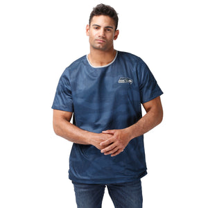 Seattle Seahawks NFL Mens Reversible Mesh Matchup T-Shirt