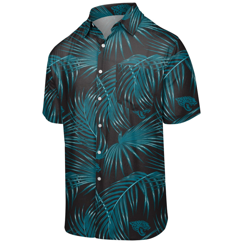 Jacksonville Jaguars NFL Mens Hawaiian Button Up Shirt