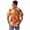 Kansas City Chiefs NFL Mens Team Color Hibiscus Button Up Shirt