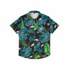 Philadelphia Eagles NFL Mens Team Color Hibiscus Button Up Shirt