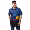 Buffalo Bills NFL Mens Tropical Sunset Button Up Shirt