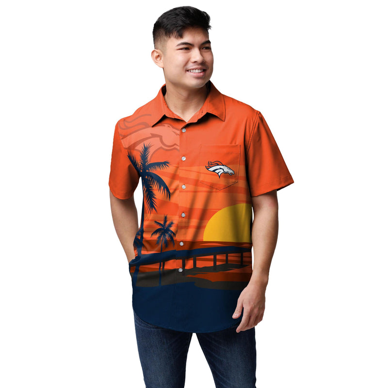 NFL Men's Colorblock Short Sleeve Polo 