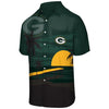 Green Bay Packers NFL Mens Tropical Sunset Button Up Shirt