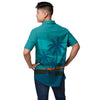 Miami Dolphins NFL Mens Tropical Sunset Button Up Shirt