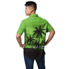 Seattle Seahawks NFL Mens Tropical Sunset Button Up Shirt