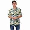 Green Bay Packers NFL Mens Thematic Stadium Print Button Up Shirt