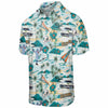 Miami Dolphins NFL Mens Thematic Stadium Print Button Up Shirt