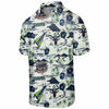 Seattle Seahawks NFL Mens Thematic Stadium Print Button Up Shirt