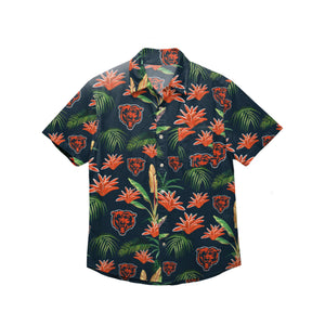 Chicago Bears NFL Mens Victory Vacay Button Up Shirt