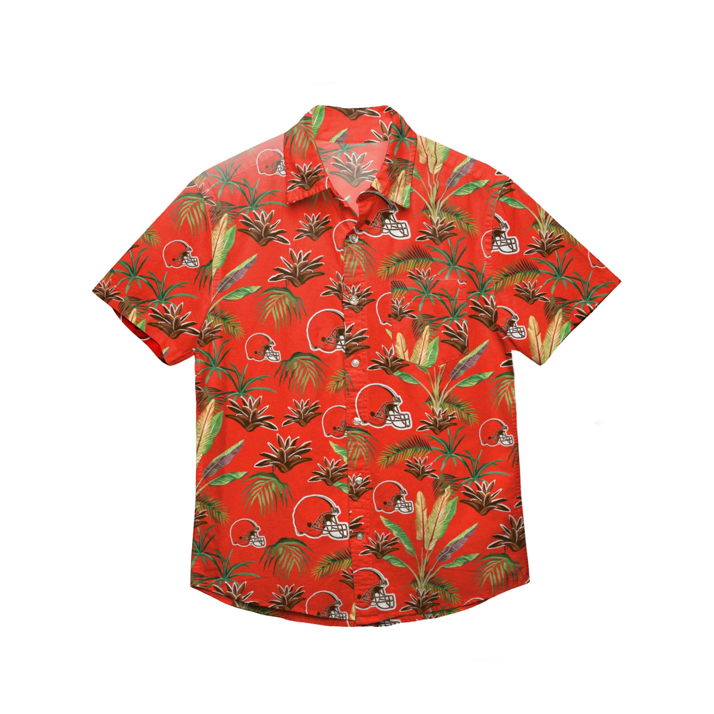 cleveland browns floral shirt