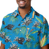 Carolina Panthers NFL Mens Victory Vacay Button Up Shirt