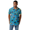 Carolina Panthers NFL Mens Victory Vacay Button Up Shirt