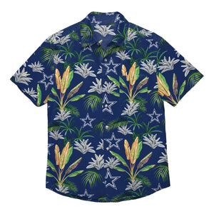 Dallas Cowboys NFL Mens Victory Vacay Button Up Shirt