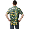 Green Bay Packers NFL Mens Victory Vacay Button Up Shirt