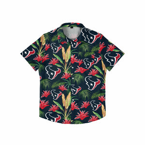 Houston Texans NFL Mens Victory Vacay Button Up Shirt