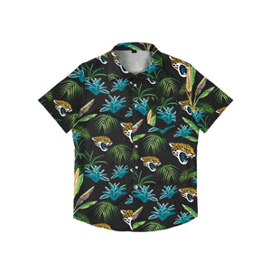 Jacksonville Jaguars NFL Mens Victory Vacay Button Up Shirt