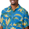 Los Angeles Chargers NFL Mens Victory Vacay Button Up Shirt